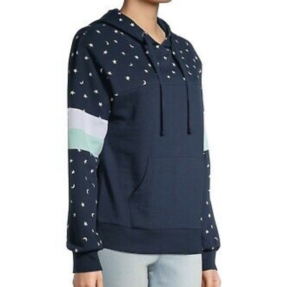 No Boundaries Size Small Blue Star Hoodie - Picture 2 of 8